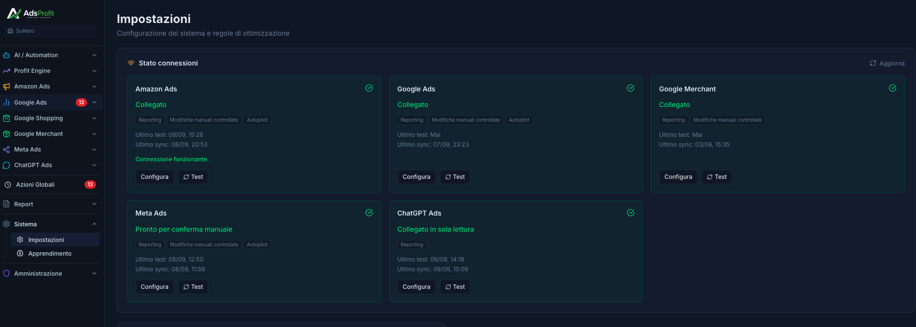 AdsProfit per Google Ads — AdsProfit